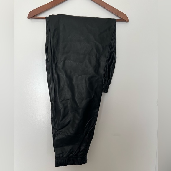 Dex Faux Leather Joggers - Picture 4 of 4
